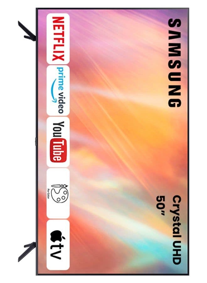 50-Inch Crystal UHD Crystal Processor 4K Flat Smart Tv UA50AU7000UXZN / UA50AU7000UXEG Titan Grey - 9