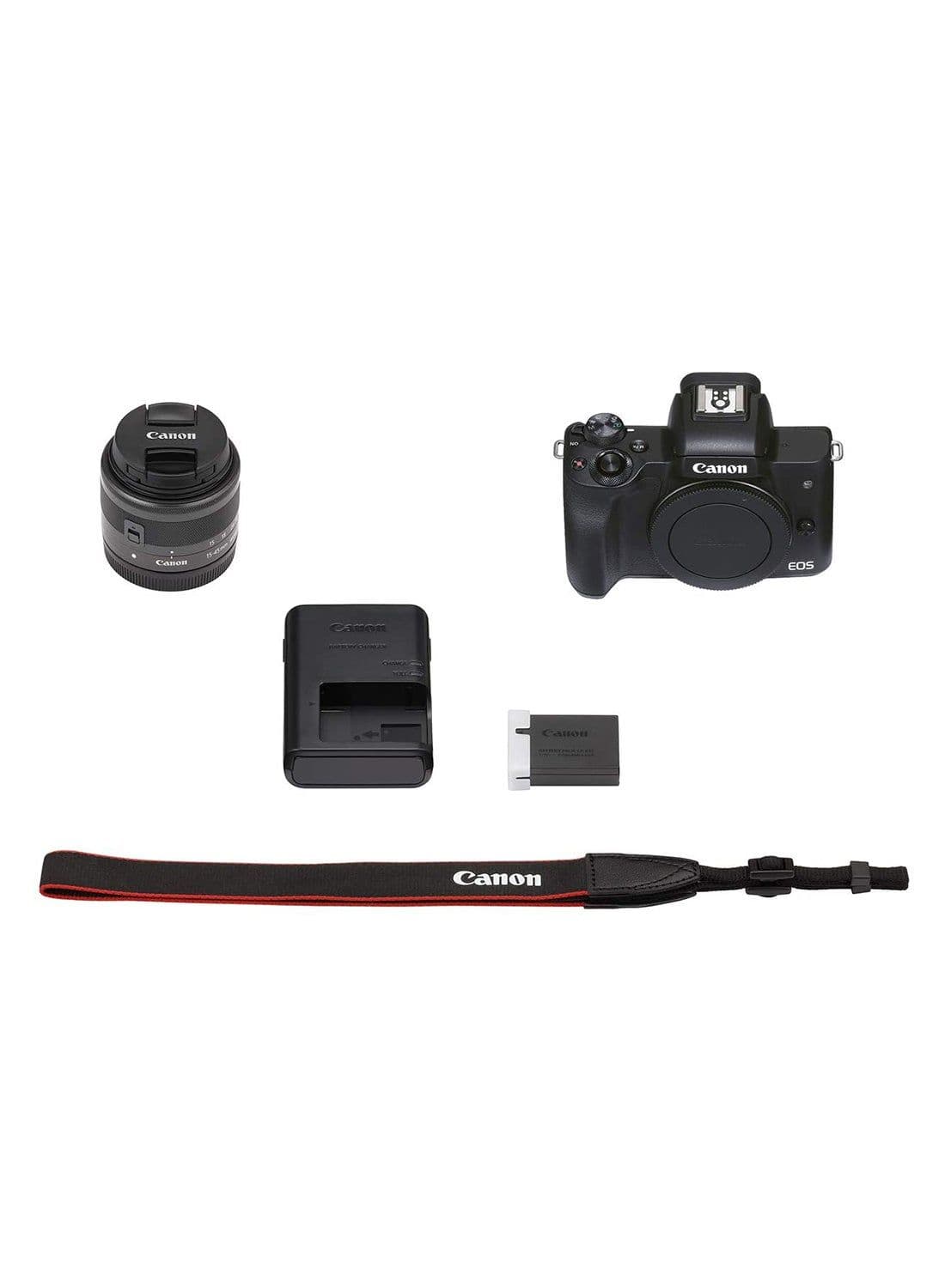 EOS M50 Mark II Mirrorless Digital Camera With 15-45mm Lens Black - 6