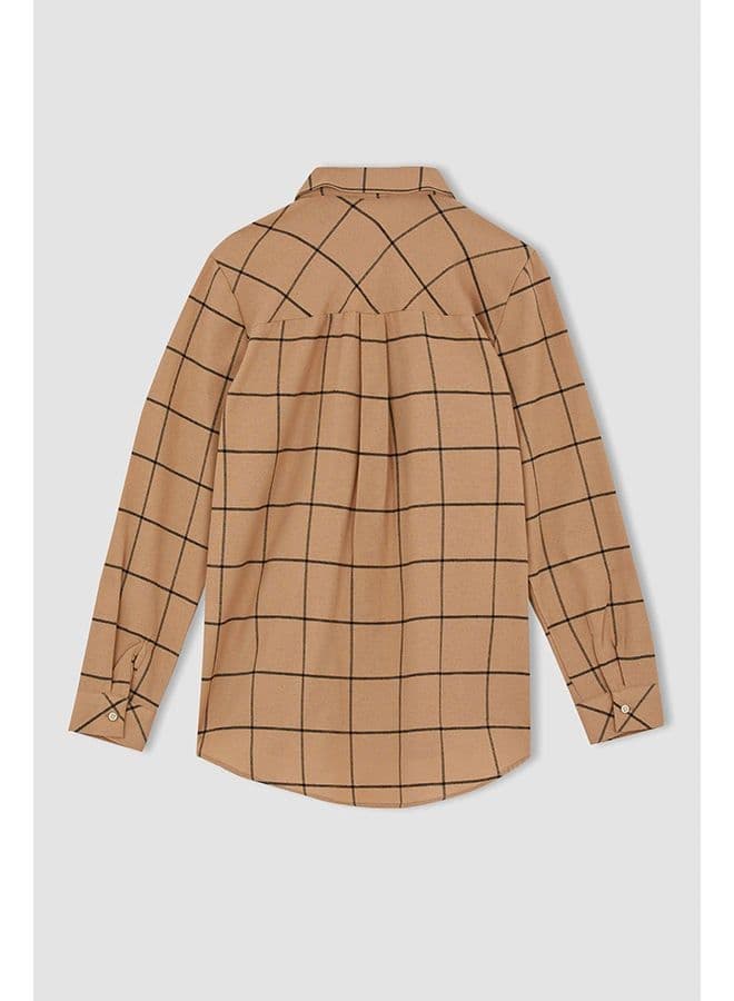 Woman Brown Long Sleeve Tunic LT.CAMEL - 2