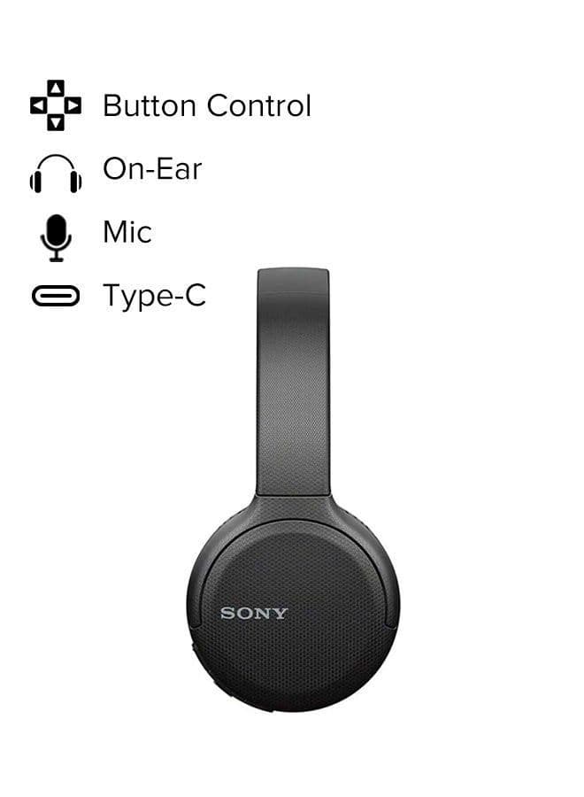 WH-CH510 Wireless On-Ear Bluetooth Headphones Black